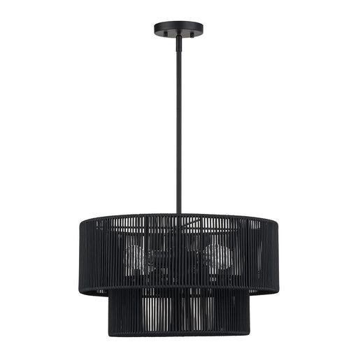 Livex Lighting - 60244-04 - Four Light Chandelier - Acordia - Black