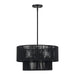 Livex Lighting - 60244-04 - Four Light Chandelier - Acordia - Black