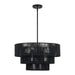 Livex Lighting - 60247-04 - Six Light Chandelier - Acordia - Black