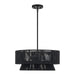Livex Lighting - 60254-04 - Four Light Chandelier - Florell - Black