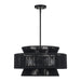 Livex Lighting - 60255-04 - Five Light Chandelier - Florell - Black