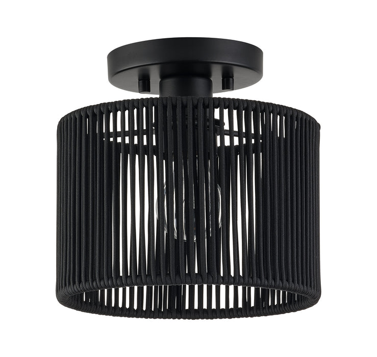 Livex Lighting - 60264-04 - One Light Semi-Flush Mount - Acordia - Black