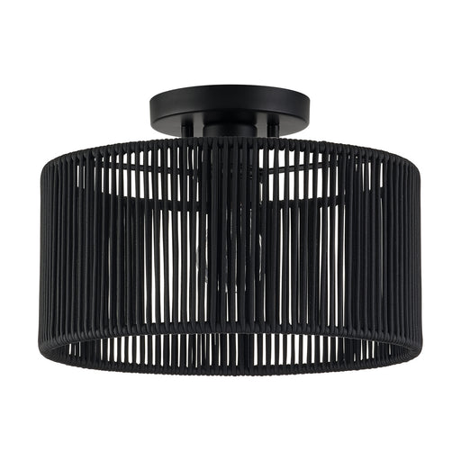 Livex Lighting - 60265-04 - One Light Semi-Flush Mount - Acordia - Black