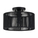 Livex Lighting - 60265-04 - One Light Semi-Flush Mount - Acordia - Black