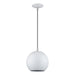 Livex Lighting - 60278-03 - LED Pendant - Kuppola - White w/Brushed Nickel