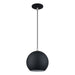 Livex Lighting - 60278-04 - LED Pendant - Kuppola - Black w/Brushed Nickel