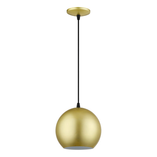 Livex Lighting - 60278-33 - LED Pendant - Kuppola - Soft Gold w/Black