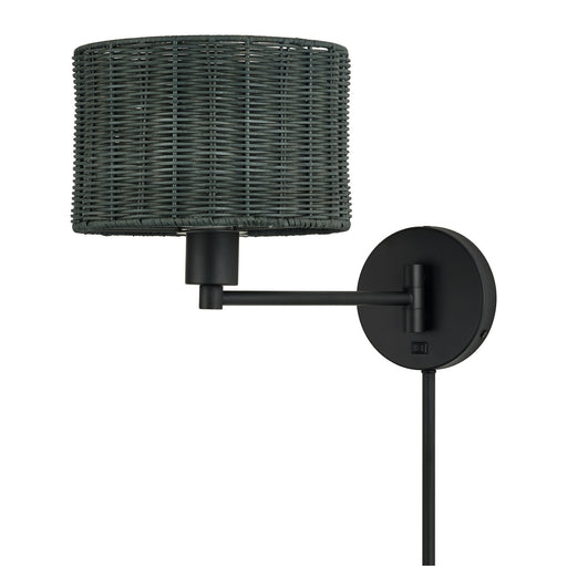 Livex Lighting - 60439-04 - One Light Swing Arm Wall Lamp - Weavington - Black