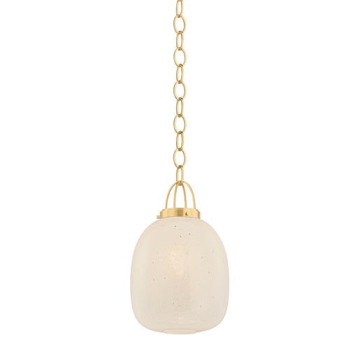 Enosburg One Light Pendant Aged Brass