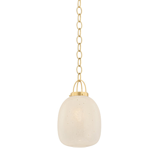 Hudson Valley - 2013-AGB - One Light Pendant - Enosburg - Aged Brass
