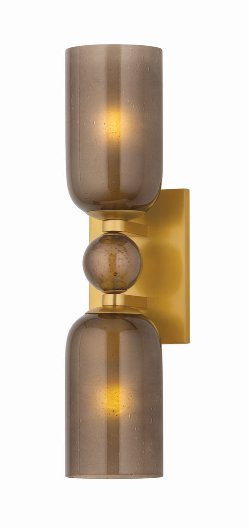 Hudson Valley - 4152-AGB - Two Light Wall Sconce - Hurleyville - Aged Brass
