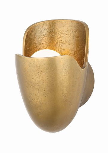 Bideford One Light Wall Sconce Aged Brass