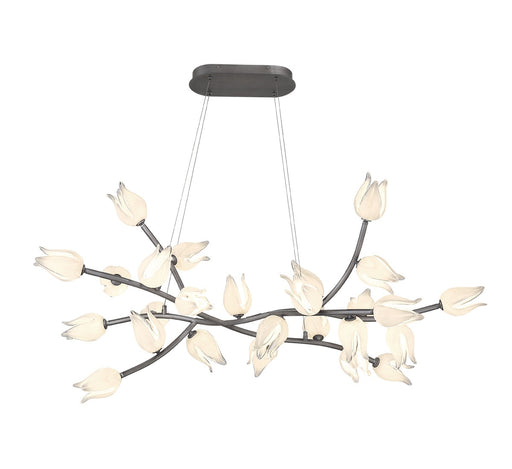 Belluno LED Chandelier Brushed Vintage grey