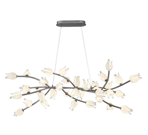 Belluno LED Chandelier Brushed Vintage grey