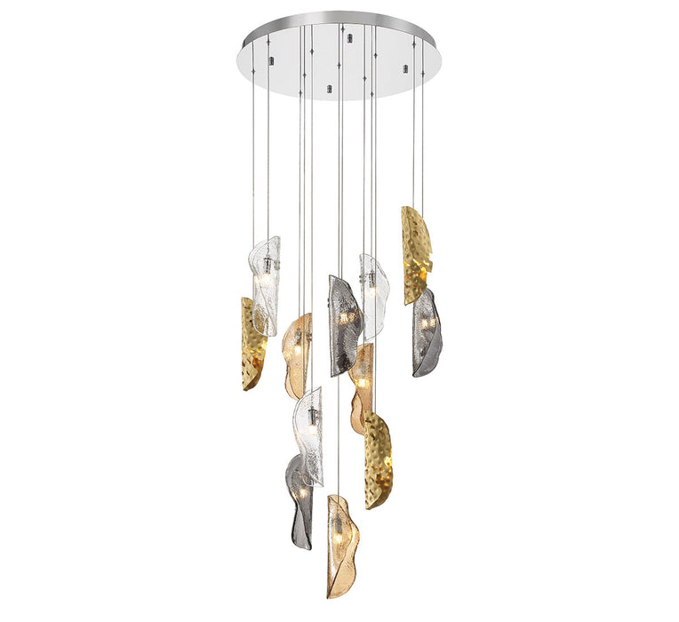 Lib & Co. - 10164-024-01 - LED Chandelier - Sorrento - Chrome