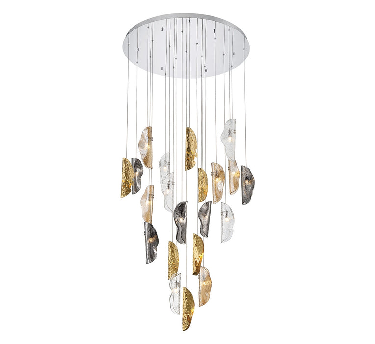Lib & Co. - 10167-024-01 - LED Chandelier - Sorrento - Chrome