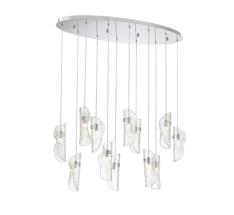 Lib & Co. - 12034-017-01 - LED Chandelier - Sorrento - Chrome