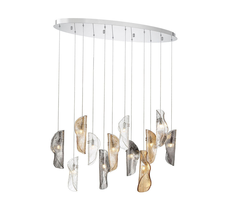 Lib & Co. - 12034-023-01 - LED Chandelier - Sorrento - Chrome