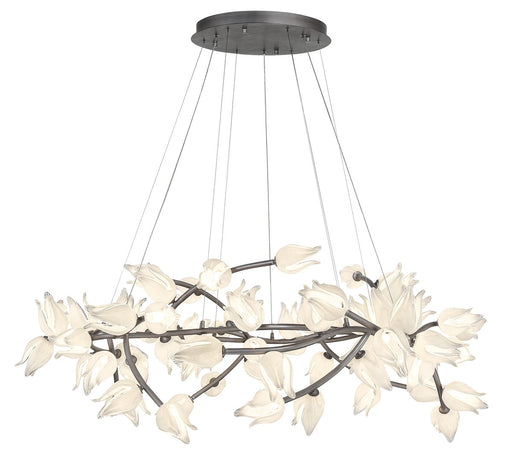 Belluno LED Chandelier Brushed Vintage grey