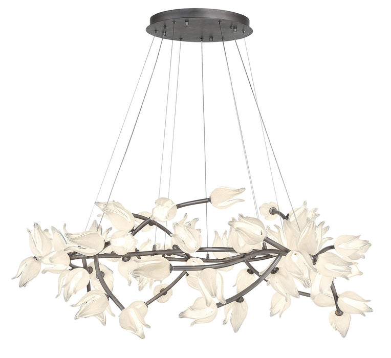 Lib & Co. - 12089-042 - LED Chandelier - Belluno - Brushed Vintage grey
