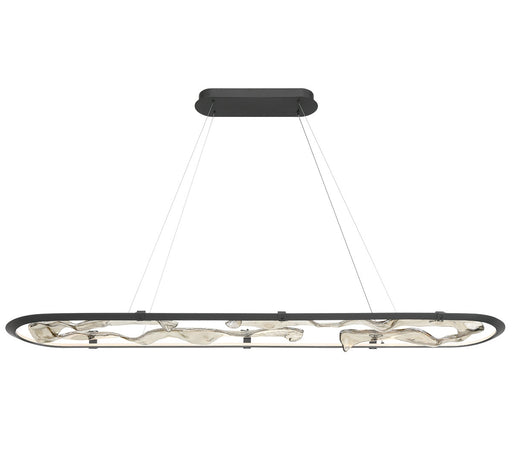 Nettuno LED Chandelier Painted Brushed Grey