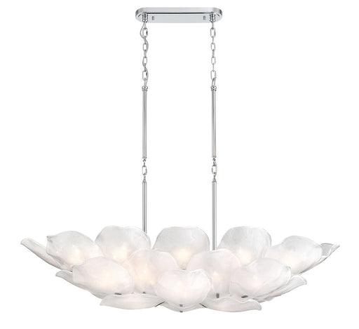 Corato 26 Light Island Chandelier Chrome