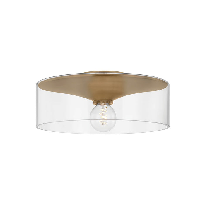 Troy Lighting - C2916-PBR - One Light Flush Mount - Killian - Patina Brass
