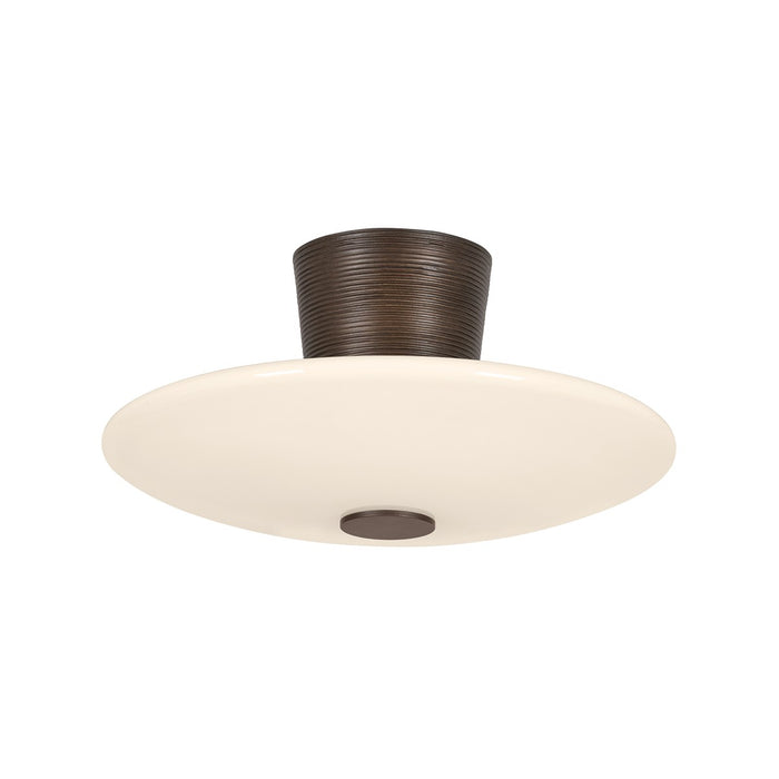 Troy Lighting - C5016-BRL - LED Semi Flush Mount - Albus - Bronze Leaf