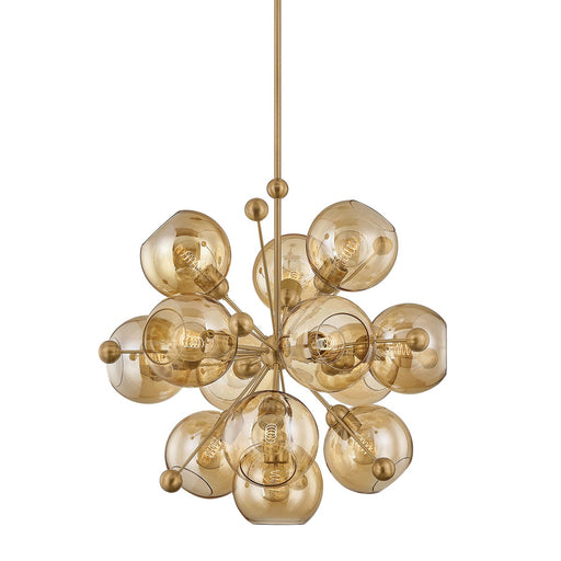 Ellory 13 Light Chandelier Patina Brass