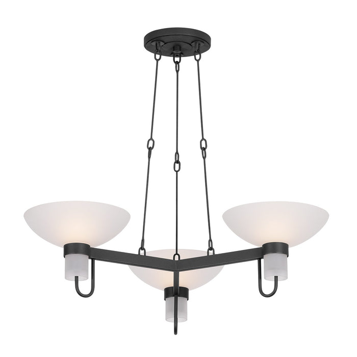 Troy Lighting - F1730-TBZH - Three Light Chandelier - Arturo - Textured Bronze W/ Hl