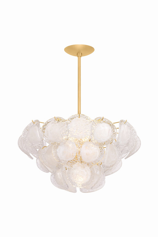 Hudson Valley - 1330-VGL - Five Light Chandelier - Cedar Hill - Vintage Gold Leaf