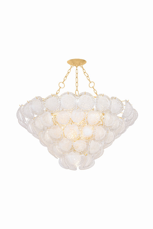 Hudson Valley - 1350-VGL - 17 Light Chandelier - Cedar Hill - Vintage Gold Leaf