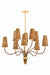 Hudson Valley - 1640-AGB - Ten Light Chandelier - Atwood - Aged Brass