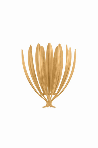 Whitfield One Light Wall Sconce Vintage Gold Leaf