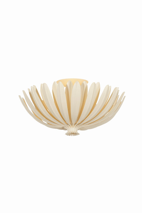 Hudson Valley - 1819-CP - Three Light Semi Flush Mount - Whitfield - Cream Plaster