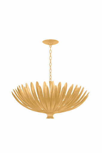 Whitfield Eight Light Chandelier Vintage Gold Leaf