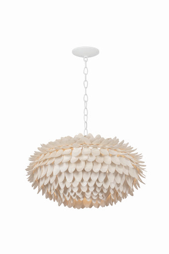 Alsen Three Light Pendant White Plaster