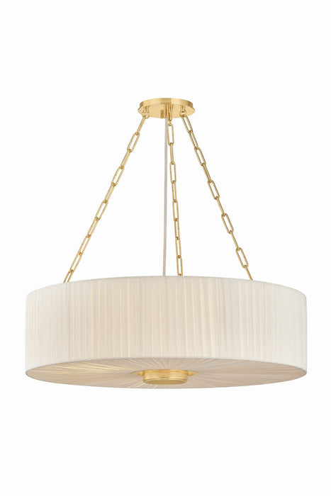 Hudson Valley - 2704-AGB - Four Light Chandelier - Camby - Aged Brass