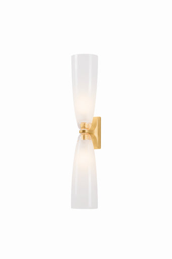Ravenswood Two Light Bath Vintage Gold Leaf