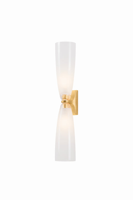 Hudson Valley - 2862-VGL - Two Light Bath - Ravenswood - Vintage Gold Leaf