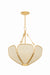 Hudson Valley - 3920-VGL - Three Light Pendant - Bayville - Vintage Gold Leaf