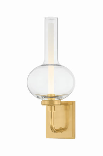 Rossman LED Wall Sconce Aged Brass