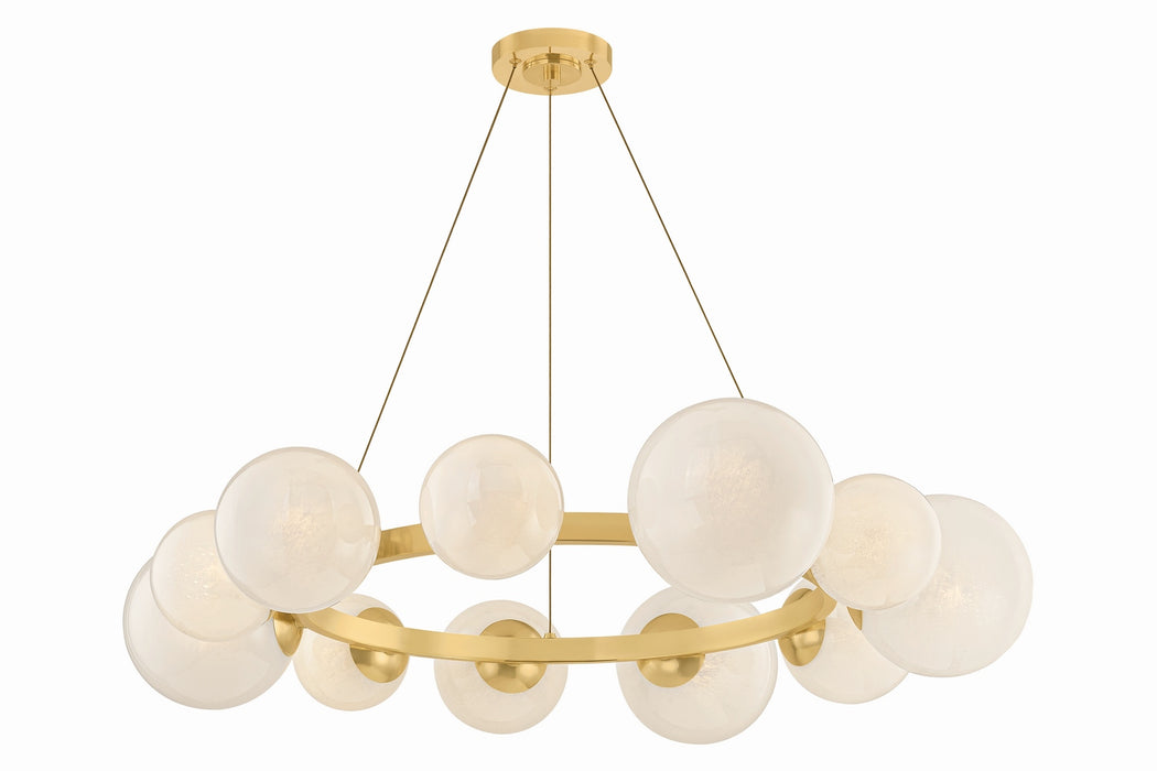 Hudson Valley - 5540-AGB - 11 Light Chandelier - Pacama - Aged Brass