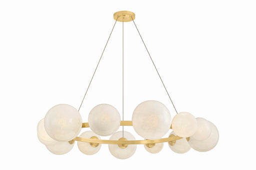 Pacama 13 Light Chandelier Aged Brass