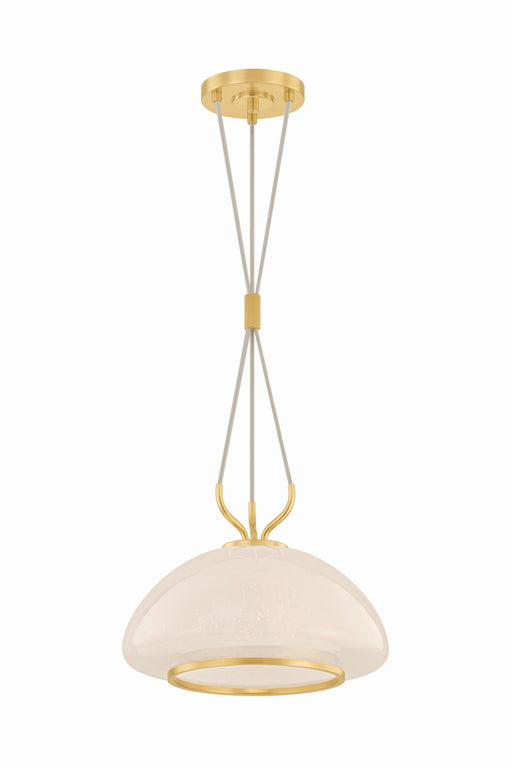 Hudson Valley - 5715-AGB - One Light Pendant - Baudette - Aged Brass