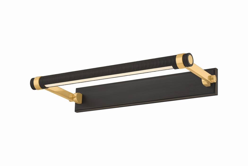 Hudson Valley - 7318-AGB/DB - LED Picture Light - Duell - Aged Brass