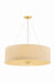 Hudson Valley - 8934-AGB - Six Light Pendant - Ashland - Aged Brass