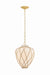 Hudson Valley - 9213-AGB - One Light Pendant - Apple Valley - Aged Brass