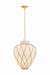 Hudson Valley - 9217-AGB - One Light Pendant - Apple Valley - Aged Brass