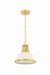 Hudson Valley - 9309-AGB - One Light Pendant - Pinesbridge - Aged Brass